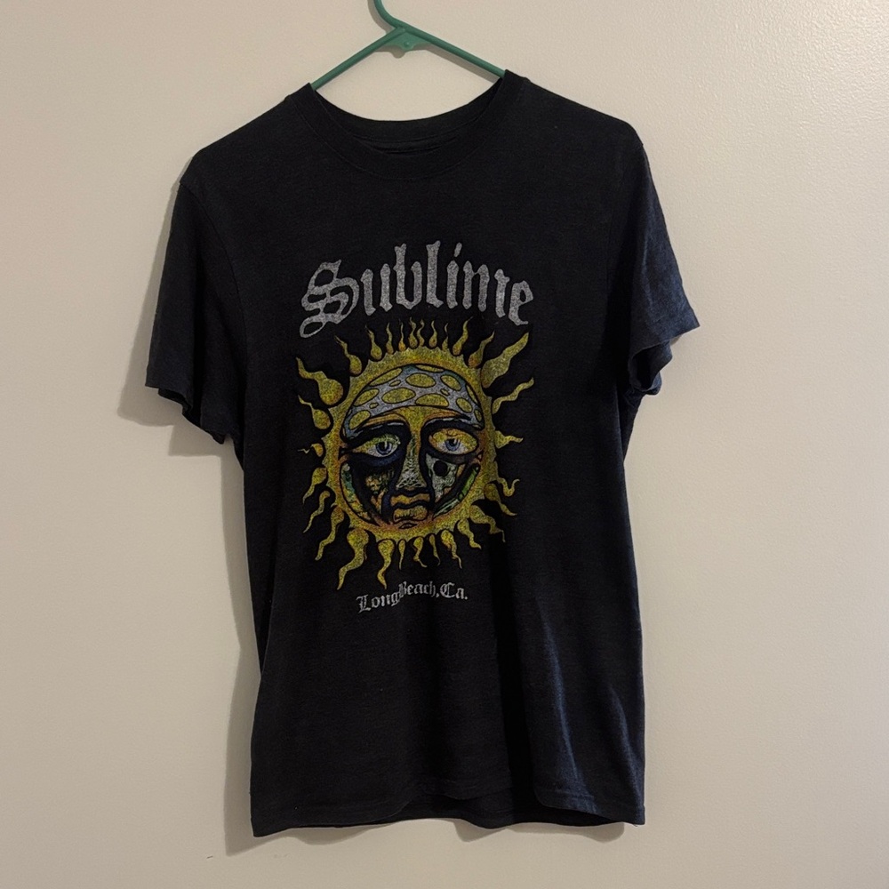 Sublime Graphic T-Shirt with Sun Design
